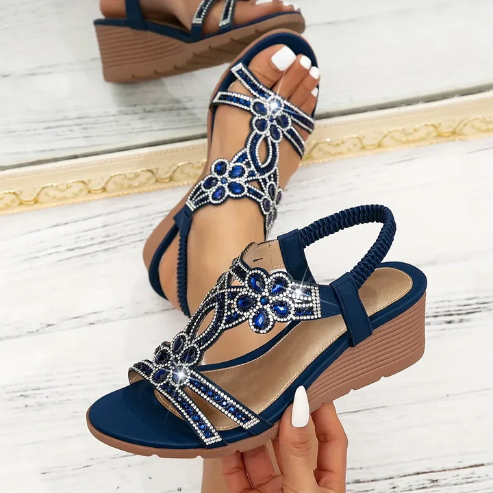 Trivessa | Elegant Orthopaedic Wedge Sandals