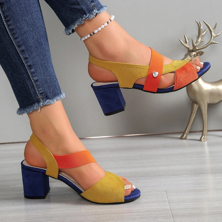 Belle™ | Cross Strap Comfort Heels