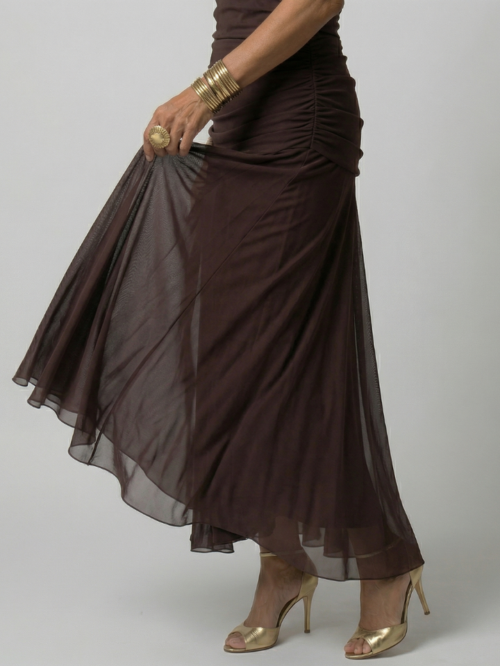 Calen | Off-Shoulder Flow Midi Dress