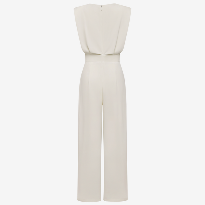Aria | Elegant Belted Jumpsuit