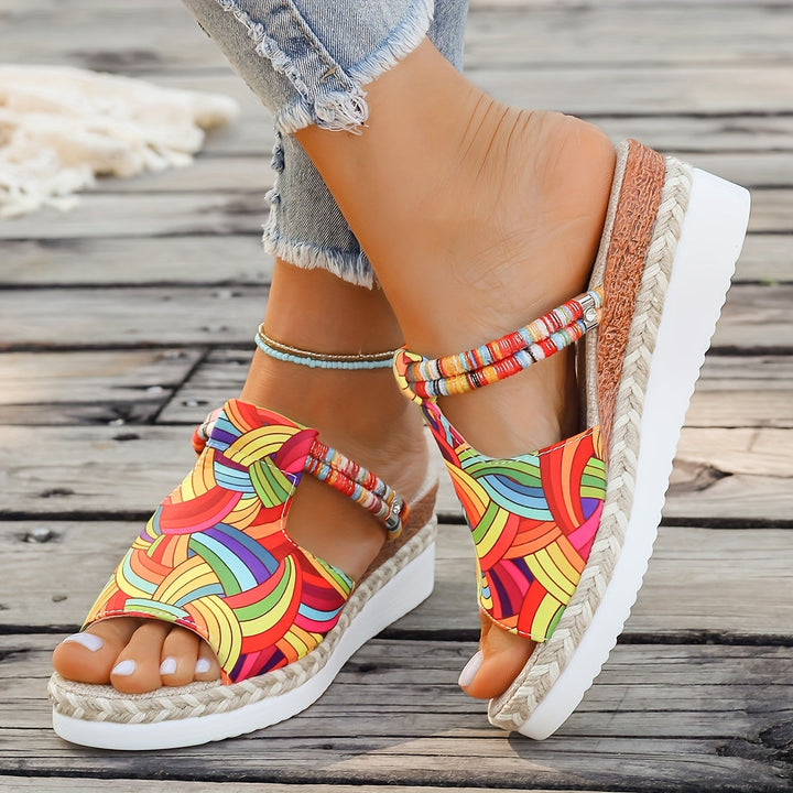 Mira | Summer Wedge Sandals