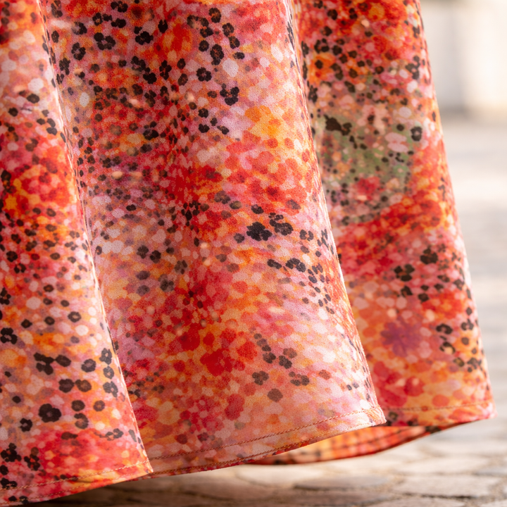 Joanna | Elegant Midi Floral Dress