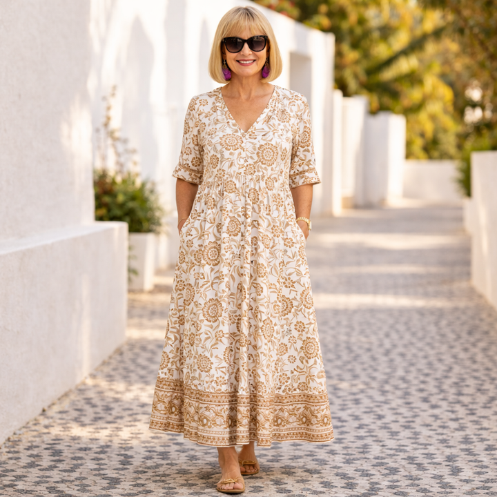 Ella | Elegant Floral Dress with a Breezy, Effortless Feel
