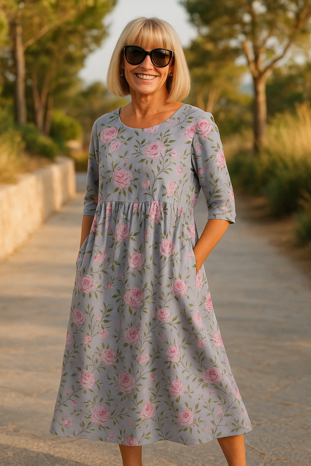 Lucy | Midi Dress for Effortless Comfort