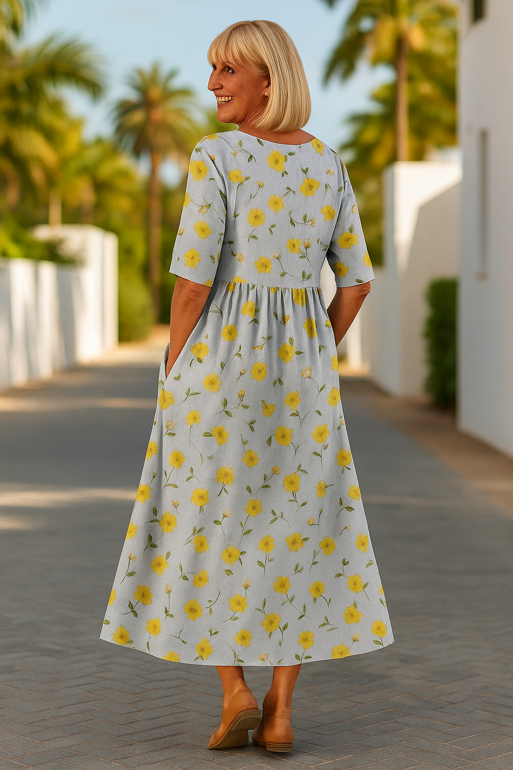 Lucy | Midi Dress for Effortless Comfort