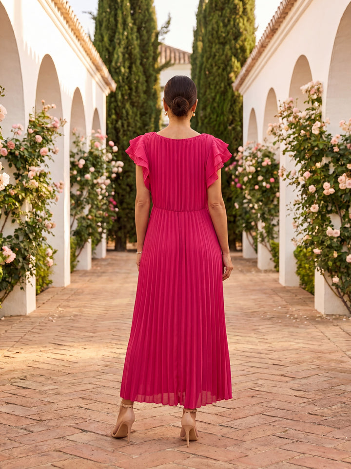 Lara | Classic Pleated Dress
