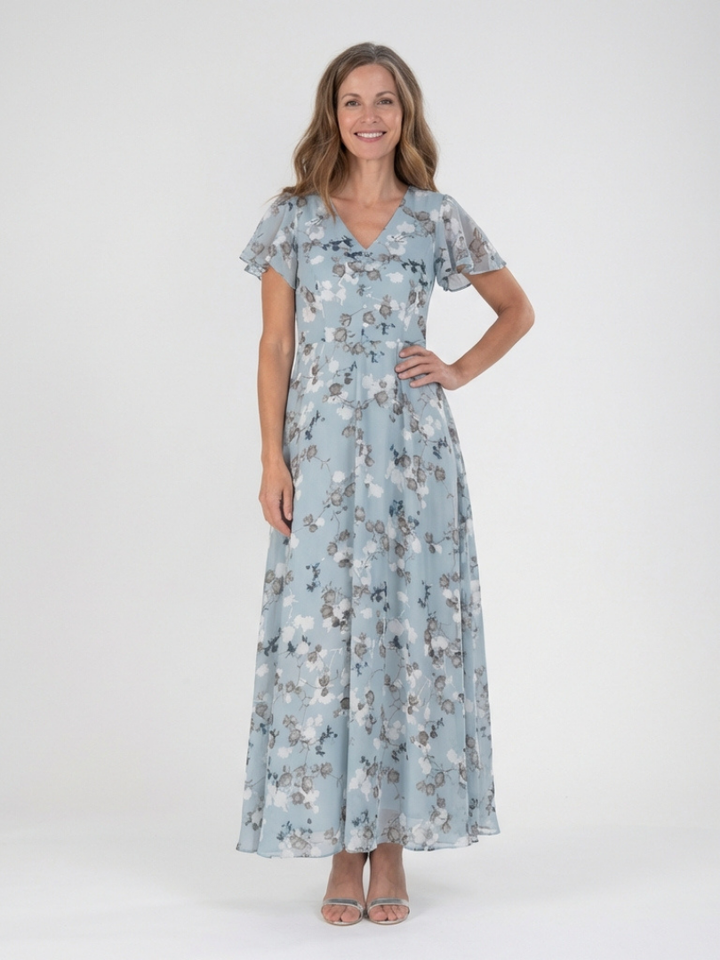 Rose | Elegant Floral Summer Boho Dress