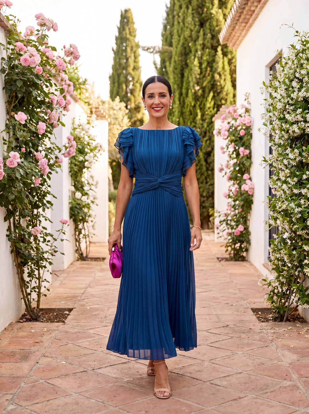 Lara | Classic Pleated Dress