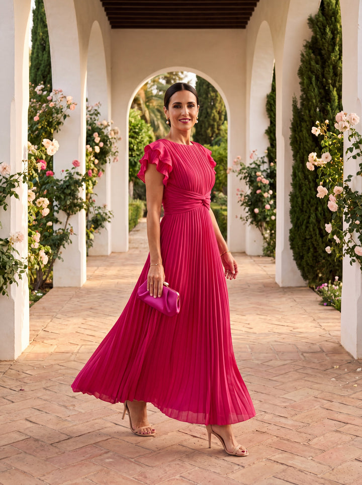 Lara | Classic Pleated Dress