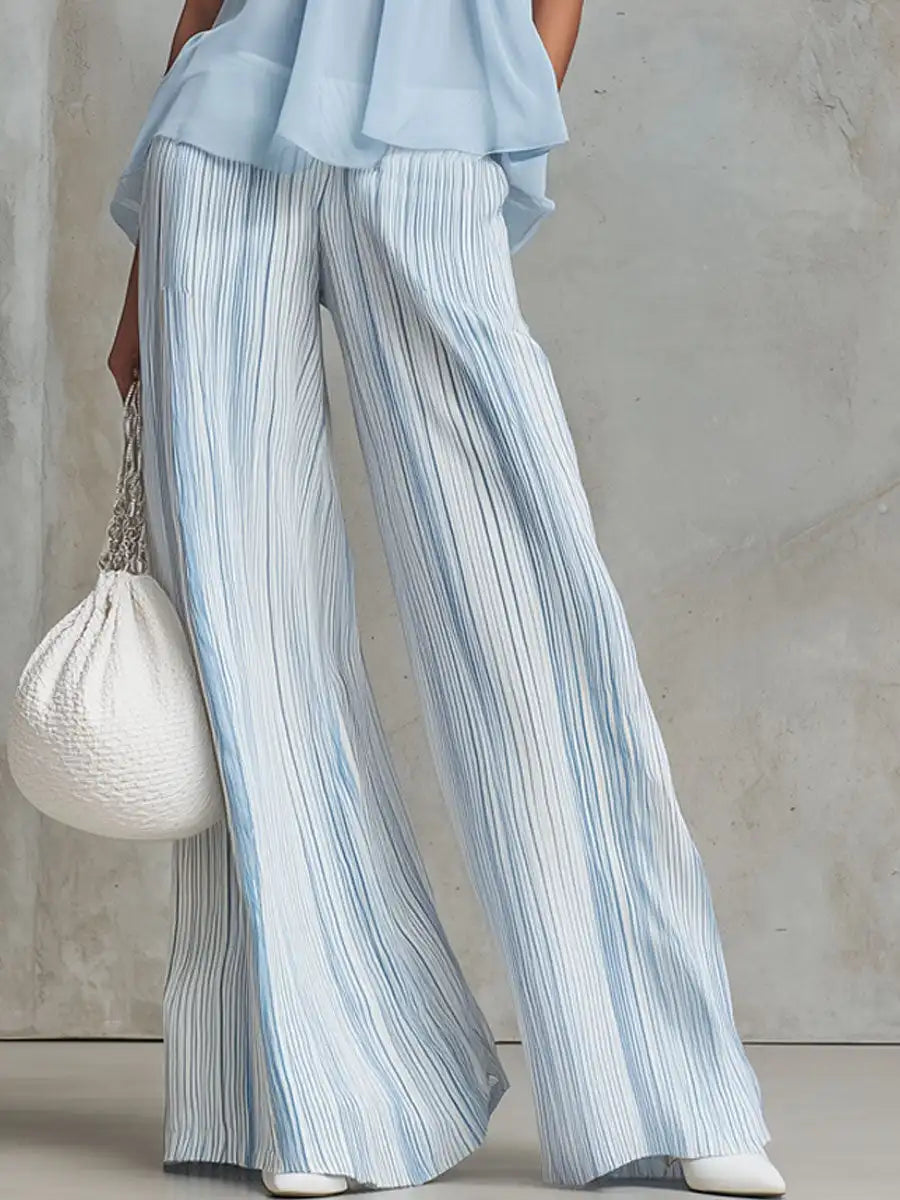 Céleste™ | Sleeveless Halter Chiffon Set