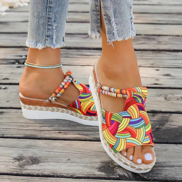 Mira | Summer Wedge Sandals