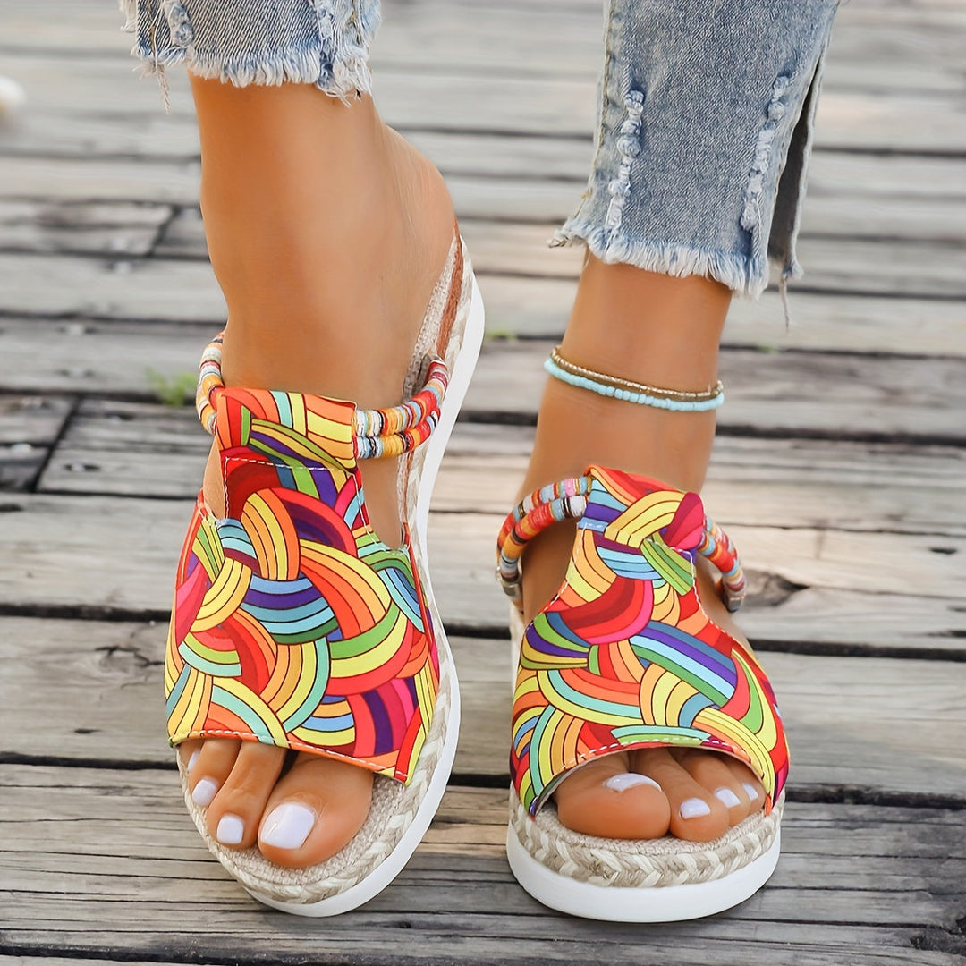 Mira | Summer Wedge Sandals