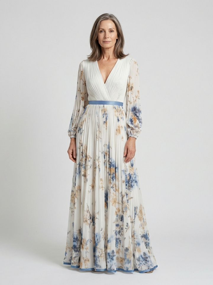Rose | Elegant Floral Summer Boho Dress