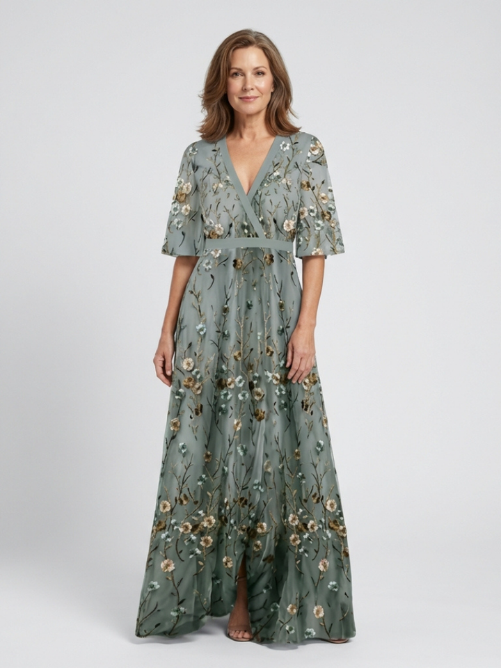 Rose | Elegant Floral Summer Boho Dress