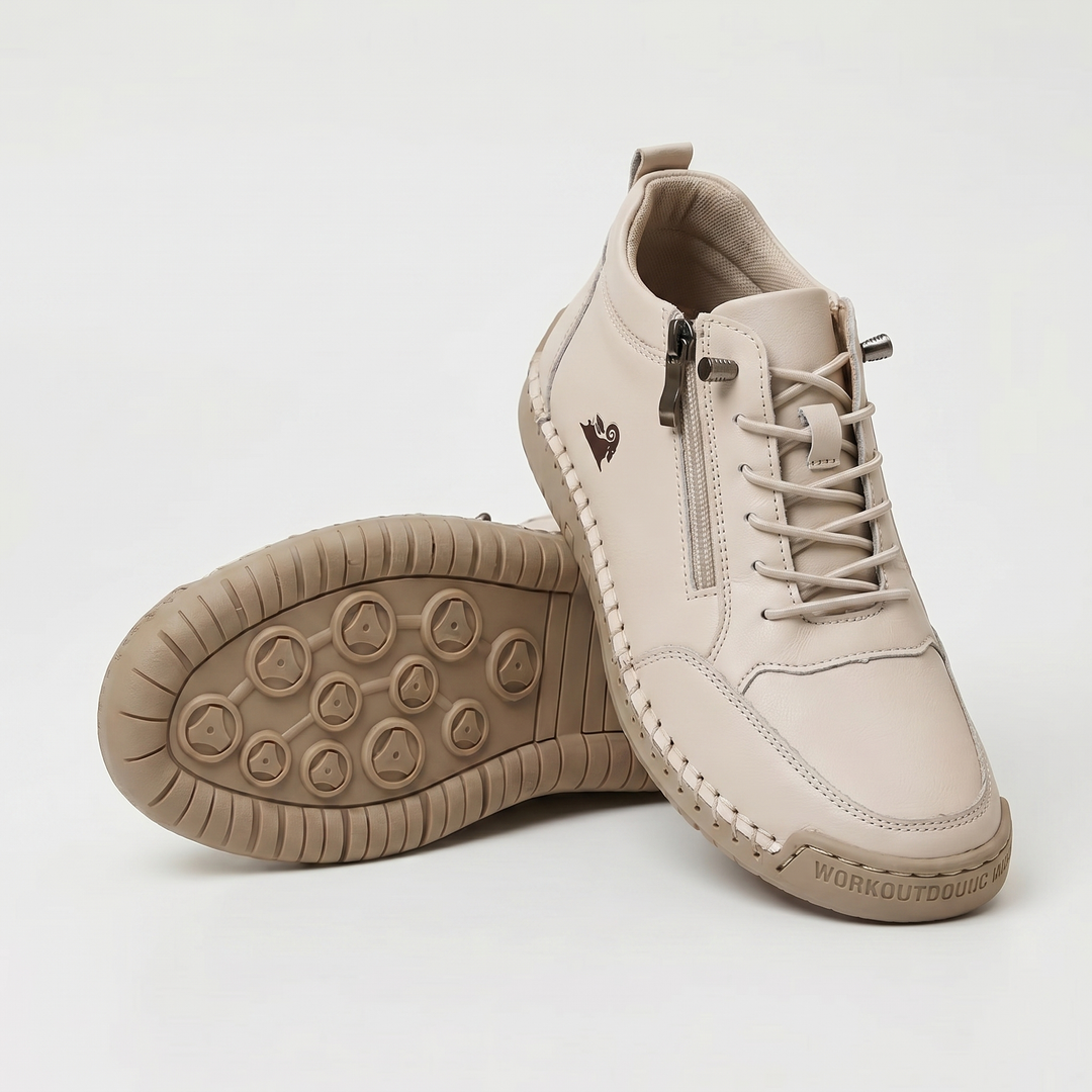 Flora | Comfortable Orthopedic Zip Shoes