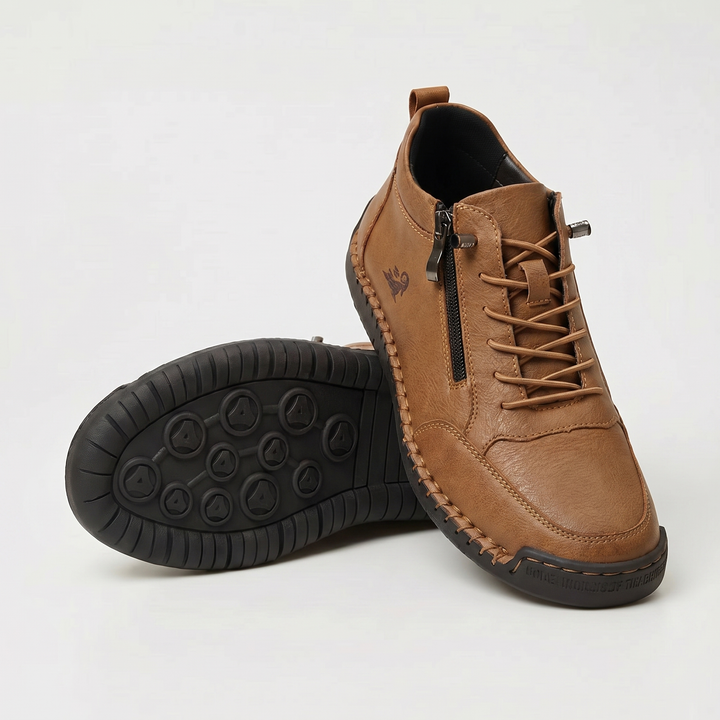 Flora | Comfortable Orthopedic Zip Shoes