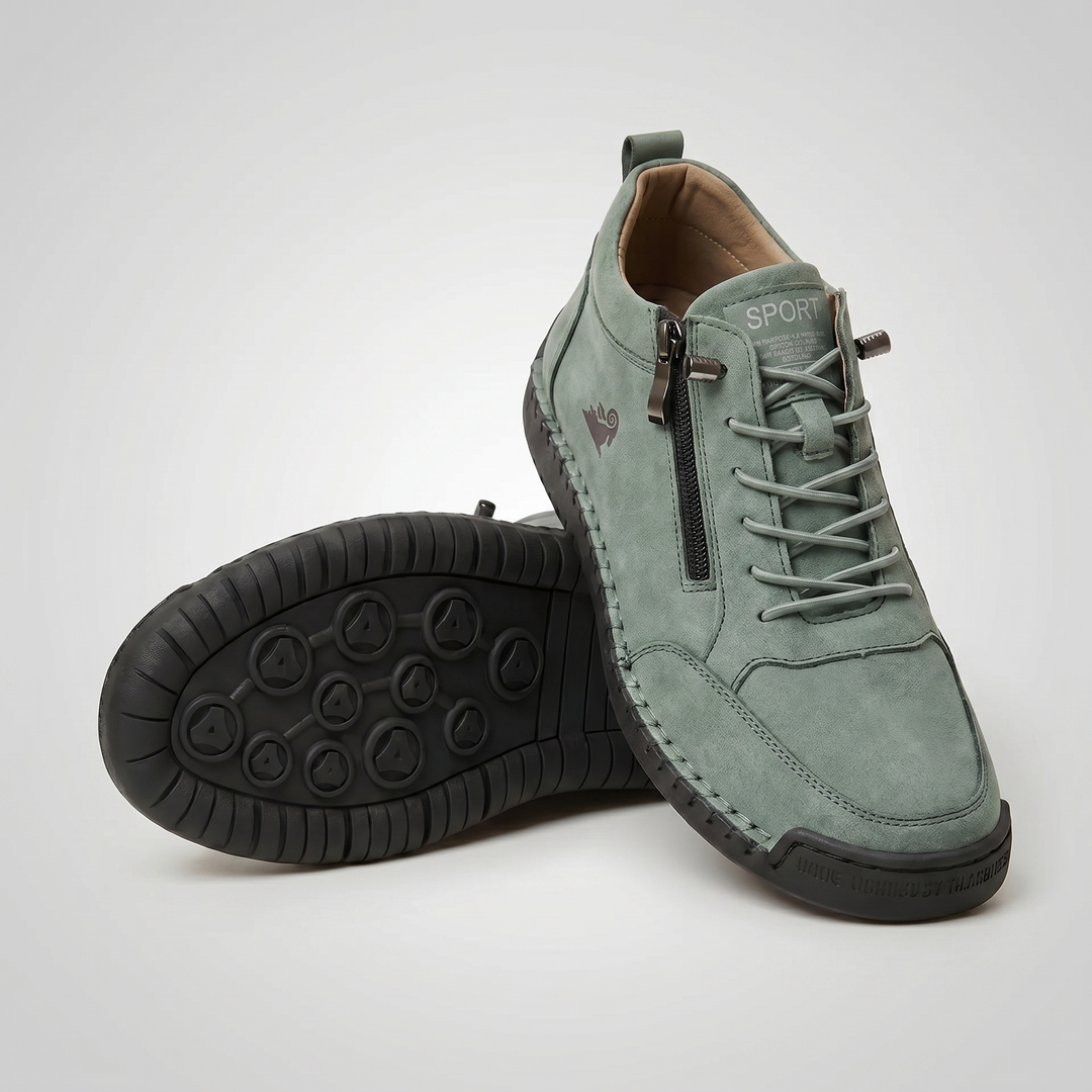Flora | Comfortable Orthopedic Zip Shoes