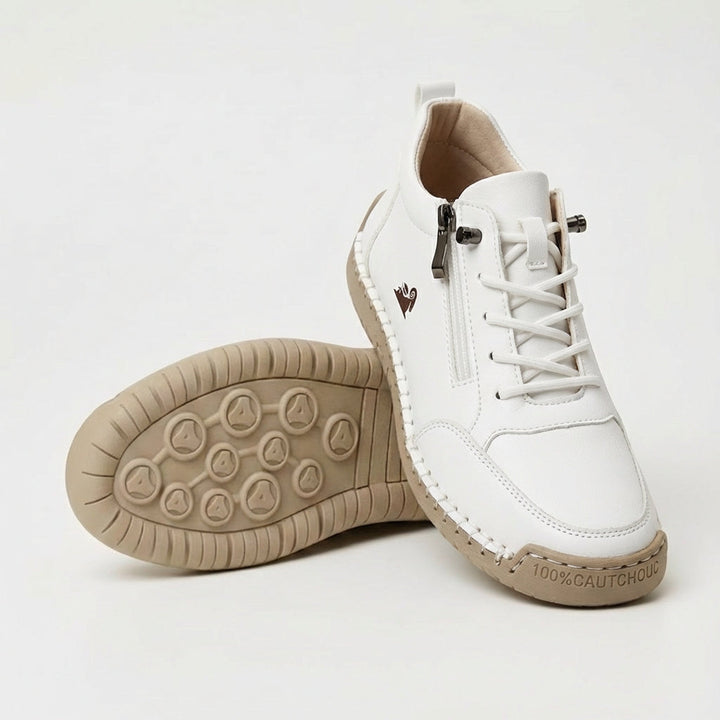 Flora | Comfortable Orthopedic Zip Shoes