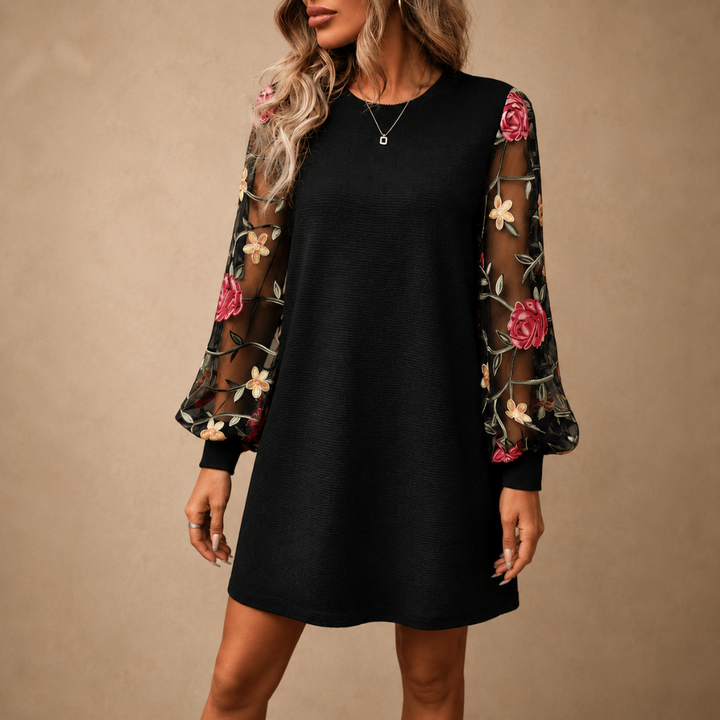 Miriam | Elegant Floral Sleeve Dress