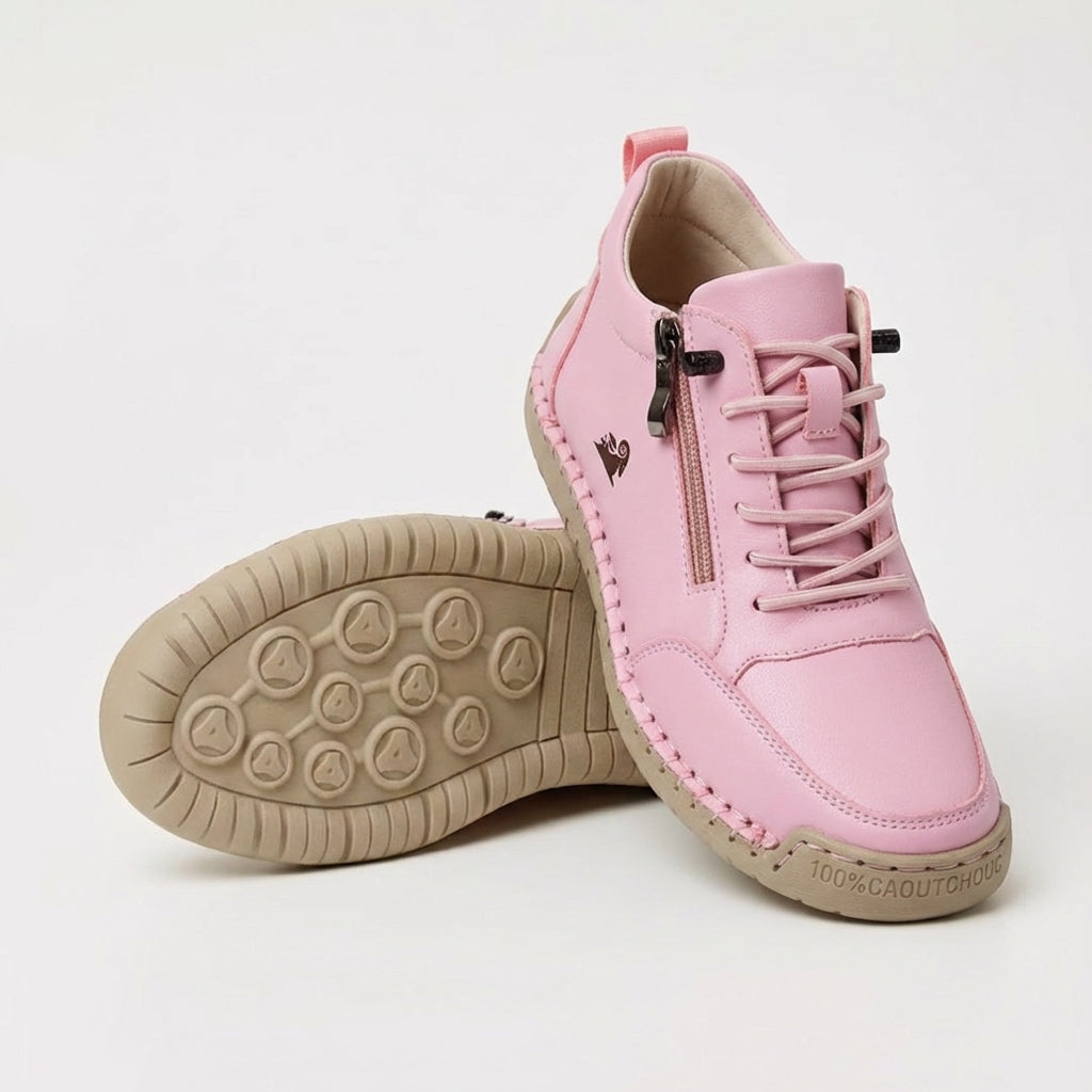 Flora | Comfortable Orthopedic Zip Shoes