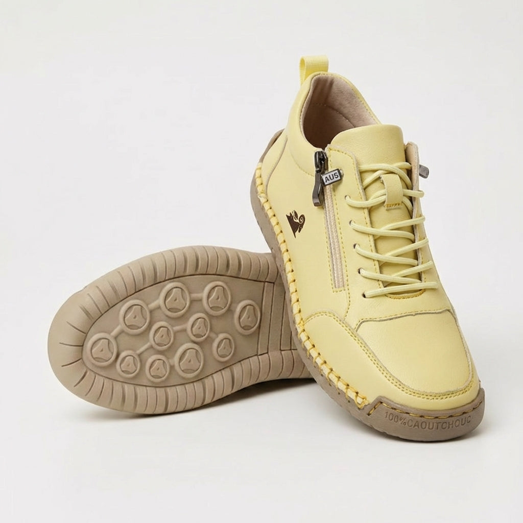 Flora | Comfortable Orthopedic Zip Shoes