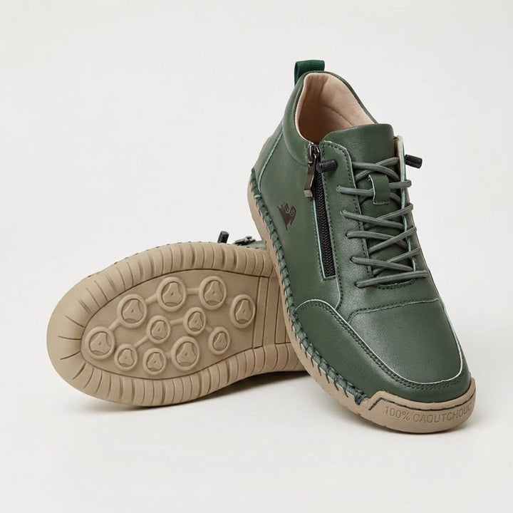 Flora | Comfortable Orthopedic Zip Shoes