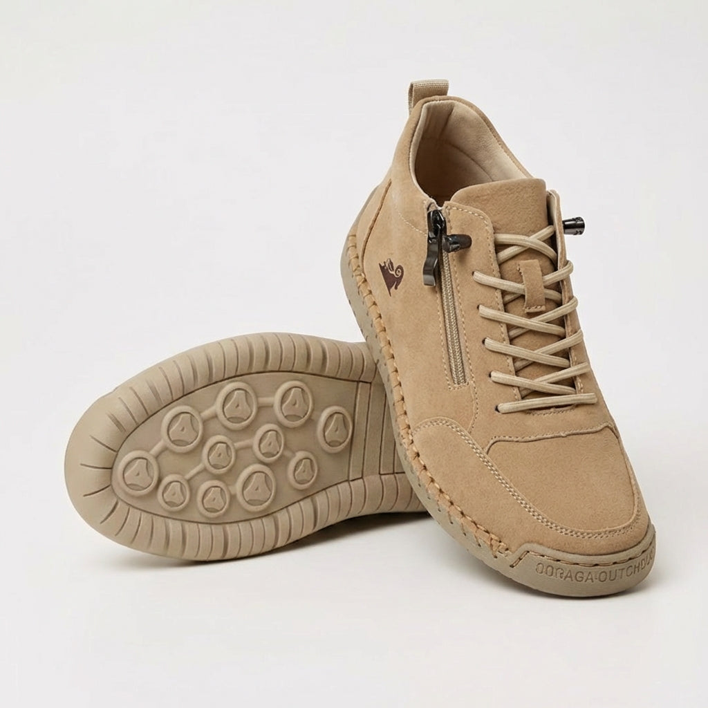 Flora | Comfortable Orthopedic Zip Shoes