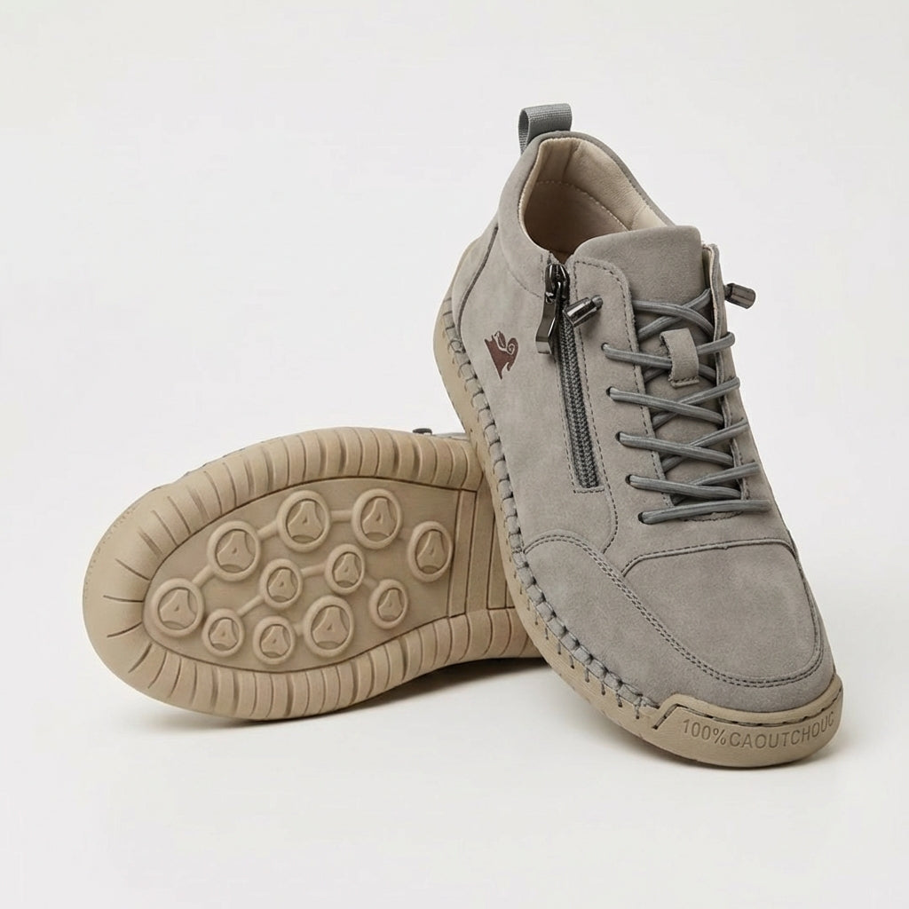 Flora | Comfortable Orthopedic Zip Shoes