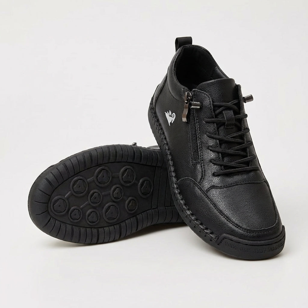 Flora | Comfortable Orthopedic Zip Shoes